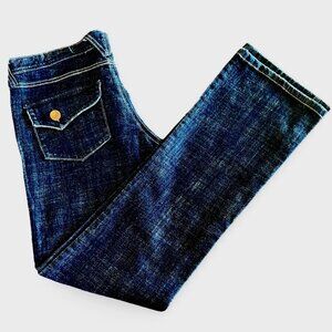 Vintage Roxy Malibu Baby Bell Dark Wash Jeans